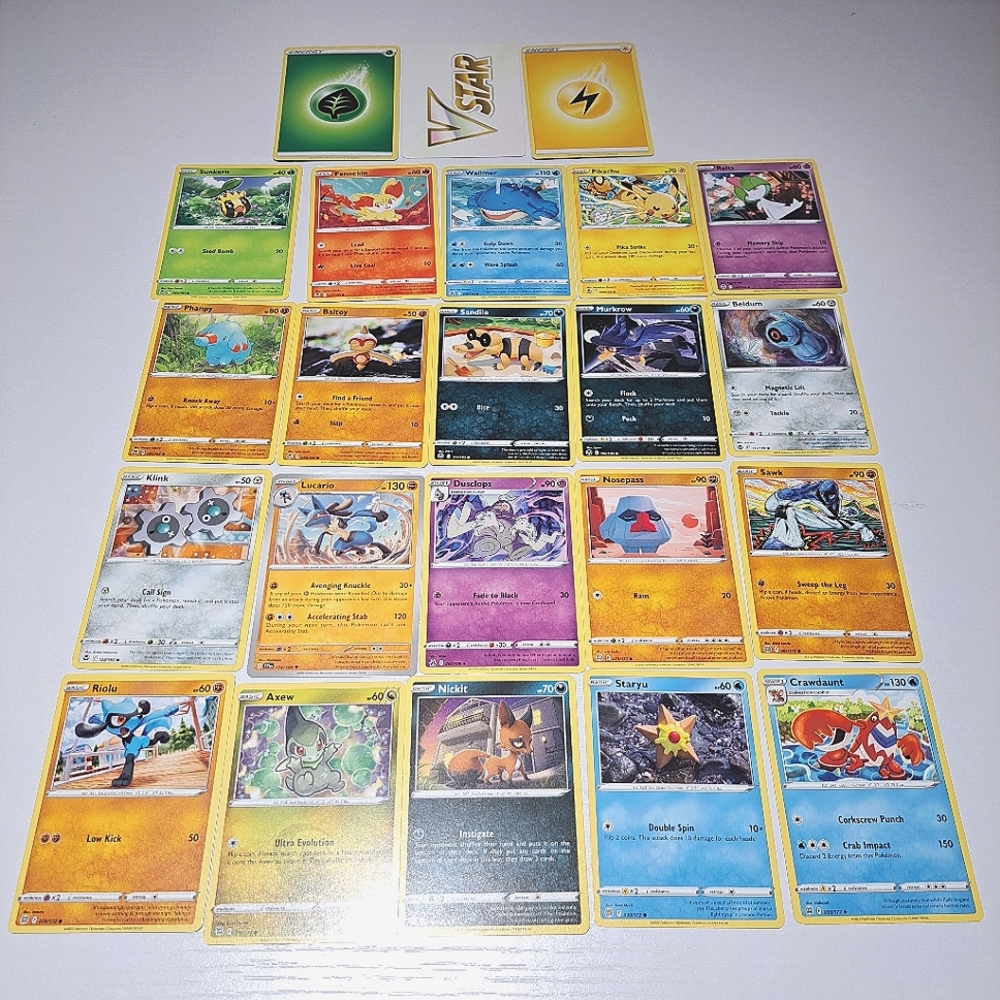 Pokemon non holo card lot of 20